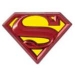 SUPERMAN LOGO COLORED PEWTER DC COMICS LAPEL PIN