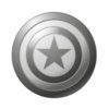 CAPTAIN AMERICA SHIELD  3D MARVEL COMICS LAPEL  HAT PIN