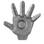 IRON MAN HAND PIN 3D AVENGERS MARVEL COMICS SUPERHERO PINS