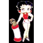 BETTY BOOP GOLFER PIN