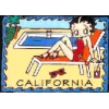 BETTY BOOP CA LOUNGE CHAIR PIN