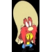 YOSEMITE SAM LOONEY TUNE FREEFORM PIN