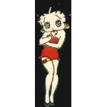 BETTY BOOP WITH GARTER PIN