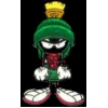 MARVIN THE MARTIAN PIN GLITTER FREEFORM LOONEY TUNE PIN