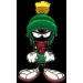 MARVIN THE MARTIAN PIN GLITTER FREEFORM LOONEY TUNE PIN