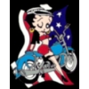 BETTY BOOP MOTORCYCLE PIN