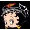 BETTY BOOP IN BIKER HAT PIN