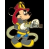 DISNEY PIN MICKEY MOUSE FIREMAN WITH HOSE PIN