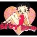 BETTY BOOP SPARKLE HEART PIN