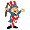 MR MAGOO PIN UNCLE SAM PATRIOTIC PINS