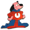 UNDERDOG PIN UNDERDOG STANDING TALL PIN