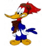 WOODY WOODPECKER PIN AVIATOR WOODY PIN