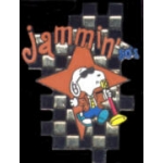 PEANUTS SNOOPY JAMMIN 1950S PIN