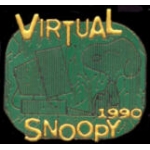 PEANUTS SNOOPY VIRTUAL 1990S PIN