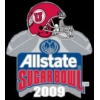 U UTAH UTES 2009 ALLSTATE SUGAR BOWL PIN UNIVERSITY OF UTAH TEAM PIN