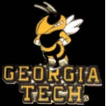 U GEORGIA TECH PIN YELLOW JACKETS RAMBLIN WRECK MASCOT PIN GEORGIA INSTITUTE OF TECHNOLOG PIN