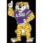 U LOUISIANA STATE TIGERS PIN LSU MIKE THE TIGER MASCOT PIN LOUISIANA STATE UNIVERSITY PIN