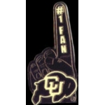 U COLORADO BUFFALOES FAN PIN