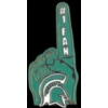 U MICHIGAN STATE SPARTANS FAN PIN