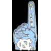 U NORTH CAROLINA TAR HEELS FAN PIN