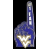 U WEST VIRGINIA MOUNTAINEERS FAN PIN
