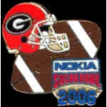 U GEORGIA 2006 SUGAR BOWL TEAM PIN