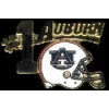 U AUBURN TIGERS FOOTBALL HELMET NUMBER 1 PIN