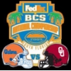 BCS 2009 CHAMPIONSHIP FLORIDA VS OKLAHOMA LAPEL P