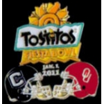 FIESTA BOWL 2011 MATCHUP BETWEEN U CONNECTICUT VS U OKLAHOMA PIN