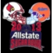 SUGAR BOWL 2013 U FLORIDA GATORS U LOUISVILLE CARDINALS MATCH UP PIN