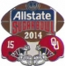 SUGAR BOWL 2014 PIN U ALABAMA VS U OKLAHOMA ALLSTATE PIN