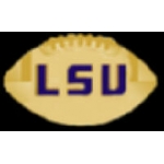 U LOUISIANA STATE LSU FOOTBALL PIN