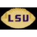 U LOUISIANA STATE LSU FOOTBALL PIN