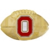 U OHIO STATE BUCKEYES PIN GOLD FOOTBALL PIN OHIO STATE UNIVERSITY PINS