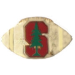 U STANFORD UNIVERSITY CARDINAL FOOTBALL PIN