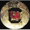 U SOUTH CAROLINA GAMECOCKS BASKETBALL PIN