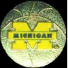 U MICHIGAN WOLVERINES PIN BASKETBALL UNIVERSITY OF MICHIGAN PINS