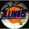 U ILLINOIS ILLINI BASKETBALL PIN