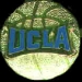 U CALIFORNIA UCLA GOLD BASKETBALL PIN
