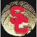 U SOUTHERN CALIFORNIA USC BASKETBALL PIN