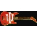 U INDIANA HOOSIERS GUITAR PIN