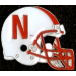 U NEBRASKA CORNHUSKERS FOOTBALL HELMET PIN