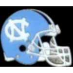 U NORTH CAROLINA TAR HEELS FOOTBALL HELMET PIN