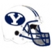 U BRIGHAM YOUNG BYU COUGARS FOOTBALL HELMET PIN