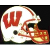 U WISCONSIN BADGERS FOOTBALL HELMET PIN U WISCONSIN BADGERS FOOTBALL HELMET PIN