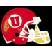 U UTAH UTES FOOTBALL HELMET PIN