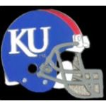 U KANSAS JAYHAWKS FOOTBALL HELMET PIN