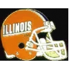 U ILLINOIS ILLINI FOOTBALL HELMET PIN