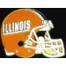 U ILLINOIS ILLINI FOOTBALL HELMET PIN