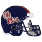 U MISSISSIPPI REBELS OLE MISS FOOTBALL HELMET PIN